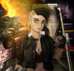 YOUR NIGHT CITY - CD Projekt Red Art Contest YOUR NIGHT CITY - CD Projekt Red Art Contest